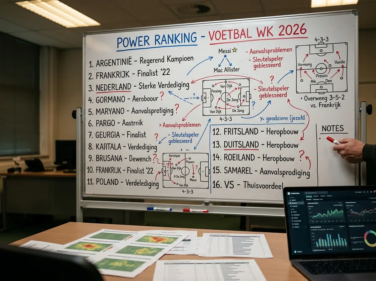 Power ranking top 10 WK 2026-kanshebbers