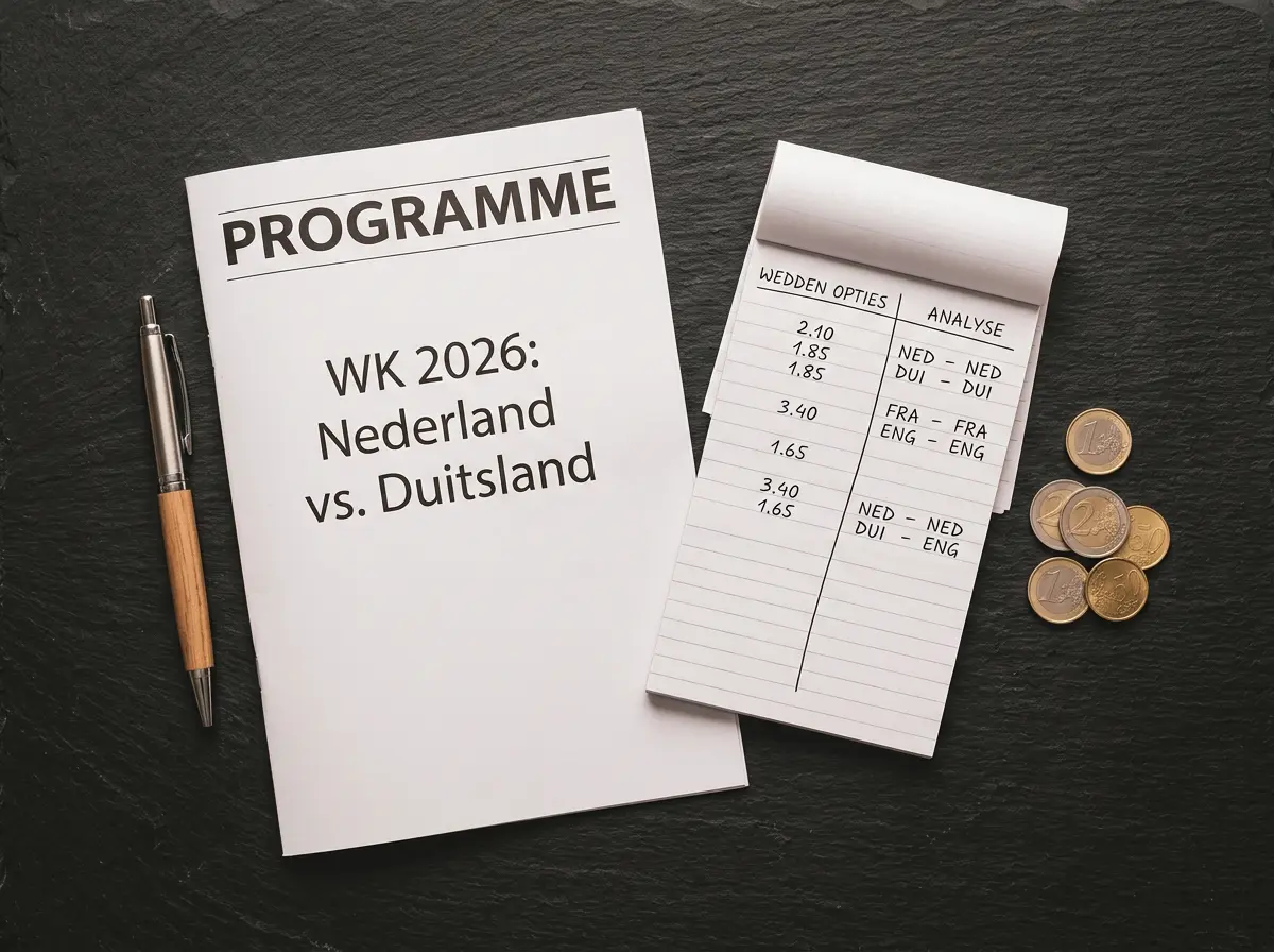 Voorbeeld van decimale WK-odds bij Belgische bookmakers